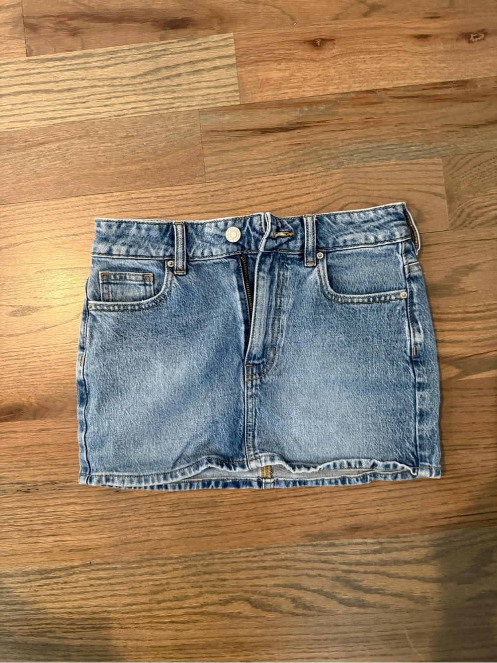 PacSun Light Blue Denim Mini Skirt size 23